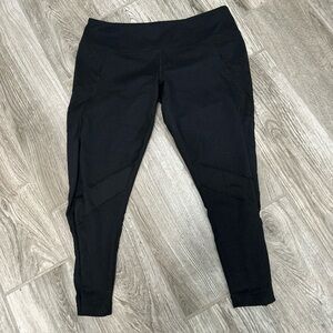 Zella workout leggings capri sneak peak 7/8 high waist black